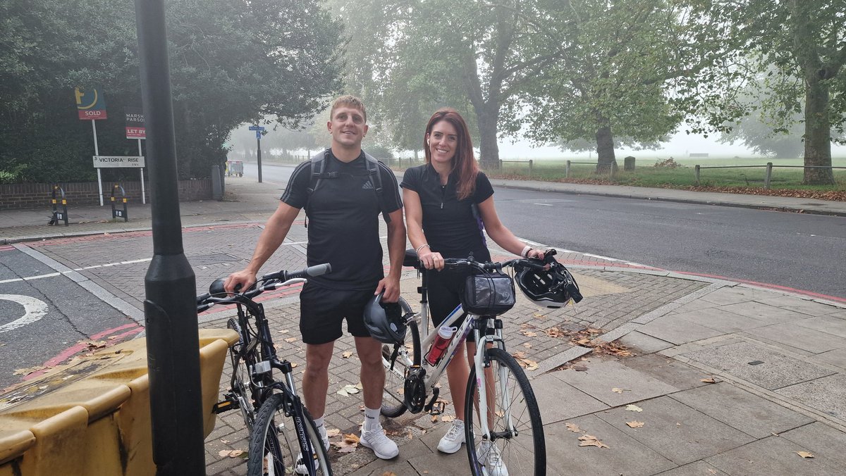 5am start this morning to get these 2 awesome people to London. They are riding the London to Brighton bike ride to raise money for the walk centre, our project in Kenya. If you can donate anything it all makes a difference gofund.me/c7da53d3 good luck guys and thank you
