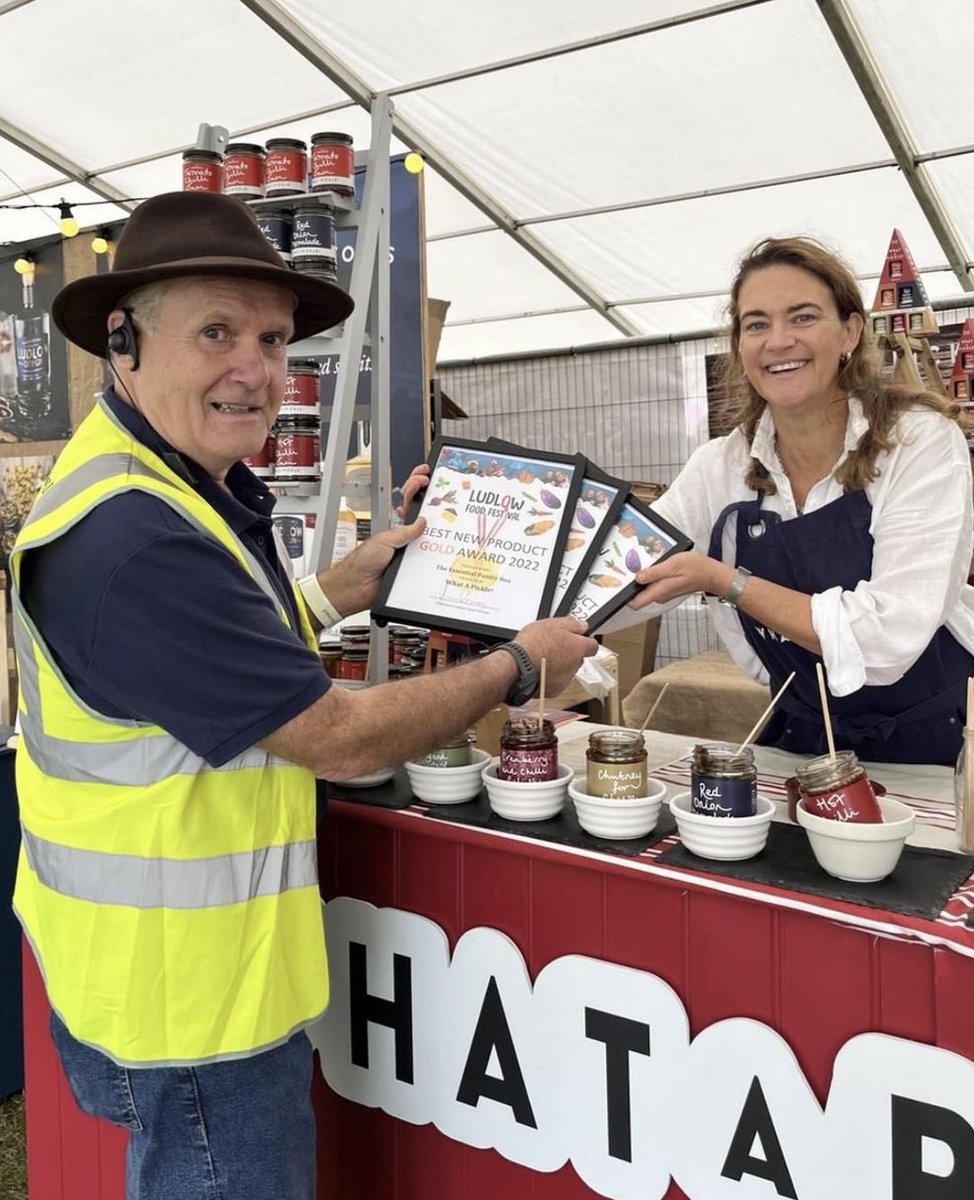 Had a bit of a scoop on day one! 2 Bronze awards for our newly introduced British Ranch Dressing (that could be a bit of a contradiction?!) and our Smoked Mayo with Garlic (both seriously flying out) and then our new Essential Pantry Box which is GOLD thank you  <a href="/Ludlowfoodfest/">Ludlow Food Festival</a>