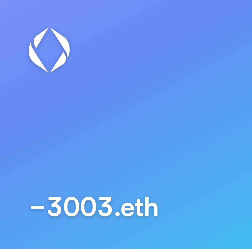 just bought a bunch on negative digits, let's see what happens but I'm pretty confident this will 🚀🚀

#ens #ensdigit #ensdomain #eth