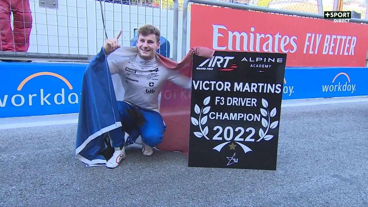 CanalplusF1's tweet photo. Félicitations @VictorMartinsFR ! ☺️🏆🇫🇷

#ItalianGP https://t.co/FVAMgnuMiv