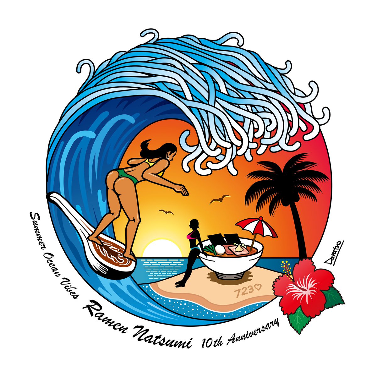for Ramen Lovers
for Summertime Lovers
for Ocean Lovers
for Sunset Lovers
for Tropical Lovers

10th anniversary 🍜🏖<a href="/akabaneramen/">麺処 夏海</a>