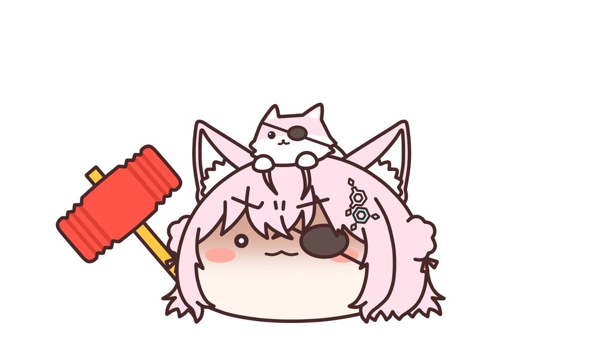 博衣こより 「博衣の狂犬 」|クソリプピッチングマシンのイラスト