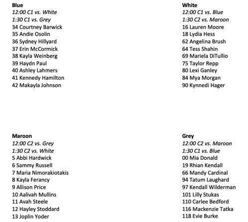 NE2K_Rich's tweet photo. Teams & game times for the #NEOFallShowcase tomorrow! https://t.co/fgNqx15Vjy
