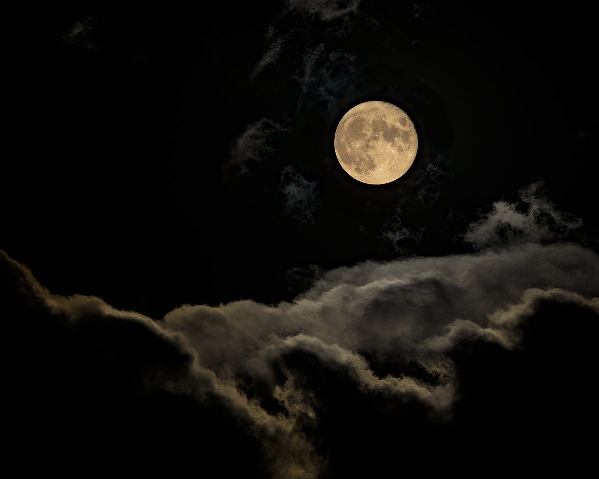 Harvest Moon September 2022 #moonscape #HarvestMoon #Nikon #moon