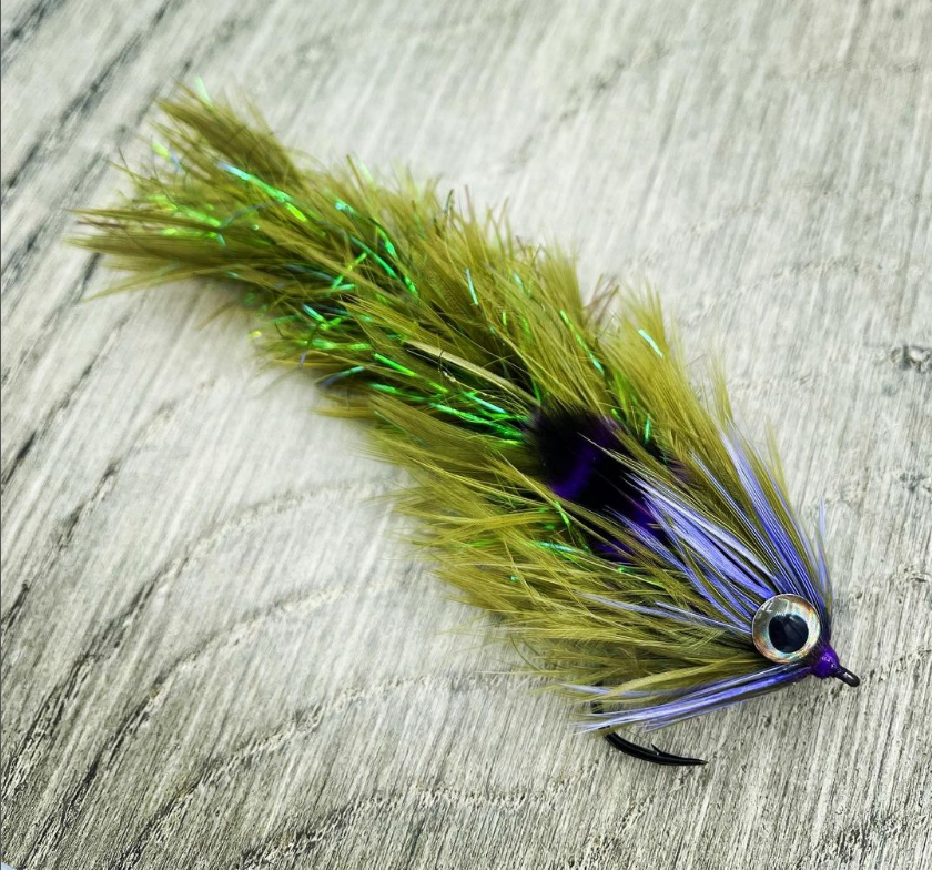 Saltwateronfly's tweet photo. That's pretty cool, love the color combination
 @ava#projects_muddler
3” FGC in Plum Olive
.
.
.

#flyfishing
#flytying
#streamerjunkie
#streameraddict
#articulationnation
#gamechangerfly
#changeyourgame
#onthefly
#muskyonthefly https://t.co/E9V37KaQug