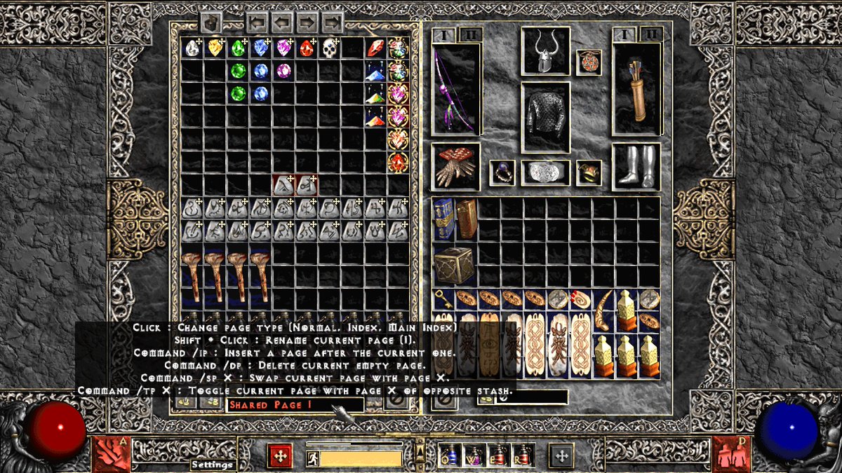 Capybarist's tweet photo. #PlugY v14.03 for #ProjectDiablo2 はここで配布されていた。スタッシュのページに名前を付けたり、色を変えたり、順番を入れ替えたり出来て素晴らしいの一言に尽きる。無限スタッシュでトレハン&コレクションが捗る!
https://t.co/lpOptmPfCE https://t.co/c0vA6loCoF