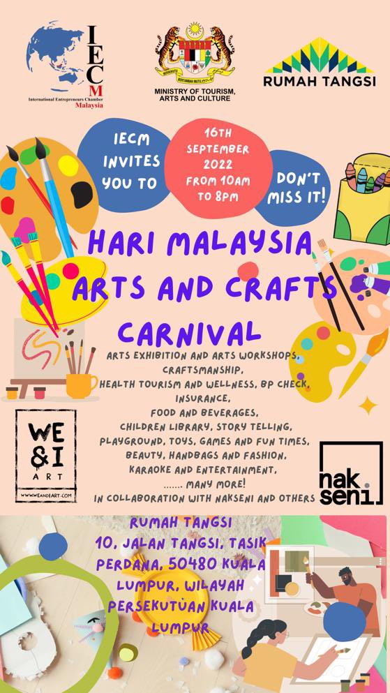 rumahtangsi's tweet photo. Hari Malaysia Event at Rumah tangsi X IECM… join us next week… https://t.co/1RWXyq6kI6