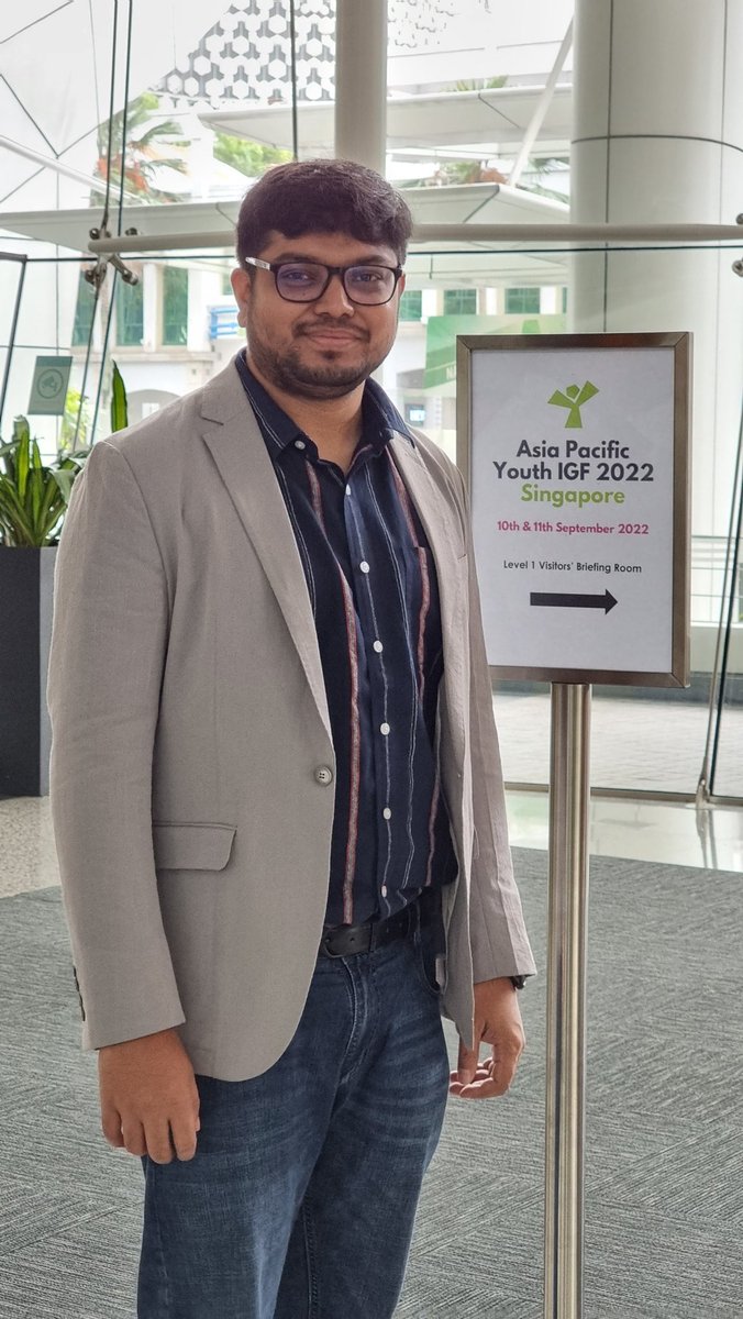 imranhossen's tweet photo. Attending at Asia Pacific Youth IGF 2022 Singapore.
Youth@Crossroads: Trusting in a Common Future With No One Left Behind
#yIGF #Apac https://t.co/c5RbiItO4o