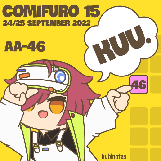 Hey guys! I'll be back in Comifuro 15 at booth AA-46! Do drop by if you are in the area! 