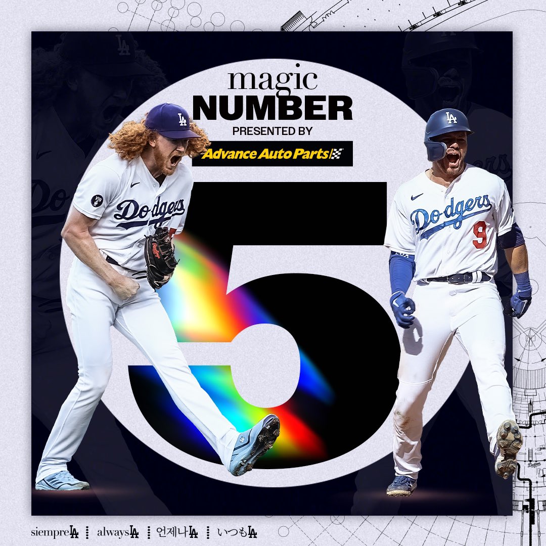 Los Angeles Dodgers on Twitter "Two for the price of one. Magic number