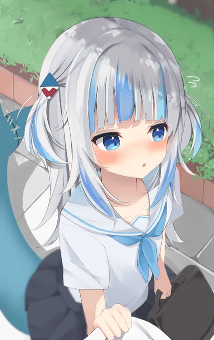 ツンデレぐらちゃん「一緒に帰ってあげてもいいんだから......ばか」 #gawrt 