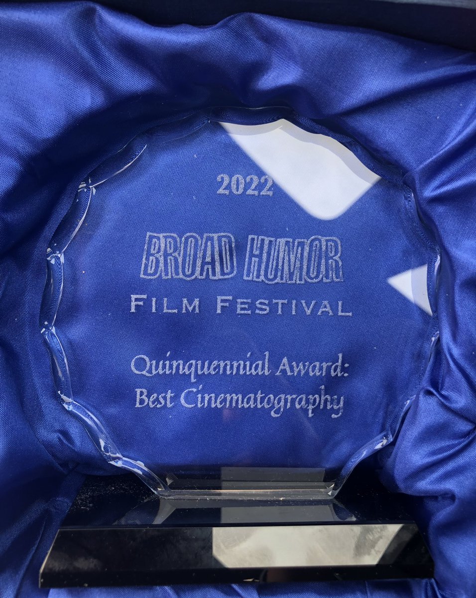 RayvenChoi's tweet photo. Today, I picked up my first trophy as a filmmaker. 🥰 I’ve been doing shorts for a while now, but #DickControl is the first film of mine to win in a film festival. 🏆🥳 And I’m such a Gemini, that even my first festival win is split between two festivals. 🤪 #shortfilm #win #film https://t.co/5i0AuOIHH4