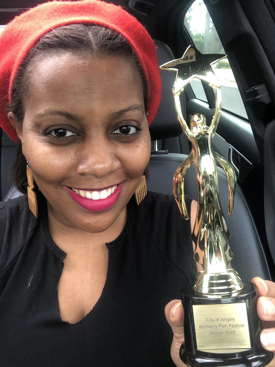 RayvenChoi's tweet photo. Today, I picked up my first trophy as a filmmaker. 🥰 I’ve been doing shorts for a while now, but #DickControl is the first film of mine to win in a film festival. 🏆🥳 And I’m such a Gemini, that even my first festival win is split between two festivals. 🤪 #shortfilm #win #film https://t.co/5i0AuOIHH4