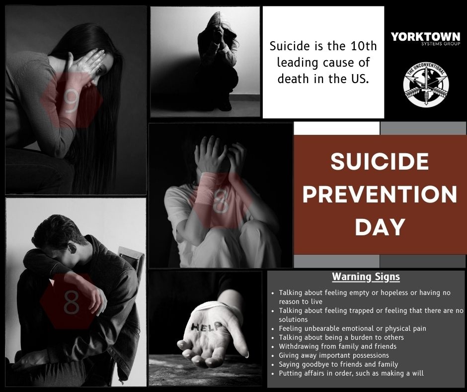 YSGinc's tweet photo. Suicide is a serious public health problem that can have long-lasting harmful effects on individuals, veterans, and communities. 
Raising awareness of suicide prevention can help us understand the event and circumstances that lead to mental health issues. 
#BeAware
#BeTheChange https://t.co/y4sRBKNYTo