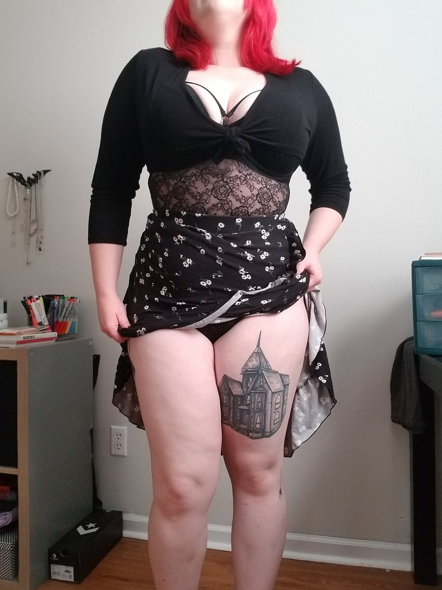 MissMassacre74's tweet photo. Take it off? https://t.co/2usqFXBhaD #onlyfansfree #gothslut #bigtittygothgirl #yallternative #nsfwtw #kinky #redheadonlyfans #alternative #slutty #tatted #NaturalBreast #naturalboob https://t.co/qWGRmbZKdG