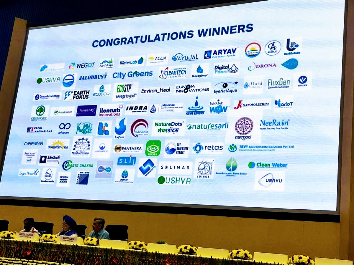 DronaAutomation's tweet image. Winners of #AMRUT2.0 were facilitated by Honorable @HardeepSPuri  Union Minister of MoHUA
We will be deploying Drona Automations Flagship Product &quot;Manhole Sewer Pipe Cleaning Robot&quot; (MSCPR-1) in Bengaluru City with help of Bruhat Bengaluru Mahanagara Palike (BBMP) and Bwssb.