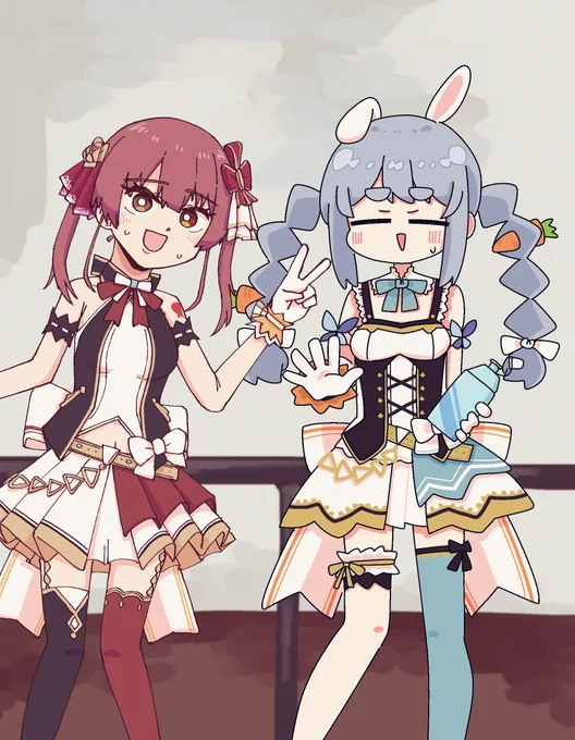 おまけでつけたチェキの絵ですチェキ持ってる人は見比べてへぇ～ってなってね#ホロクル 