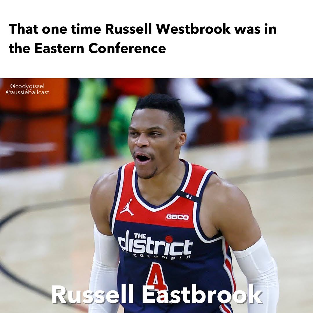 AussieBallcast's tweet photo. Russell Eastbrook was a good time https://t.co/bSmLmnogFW
