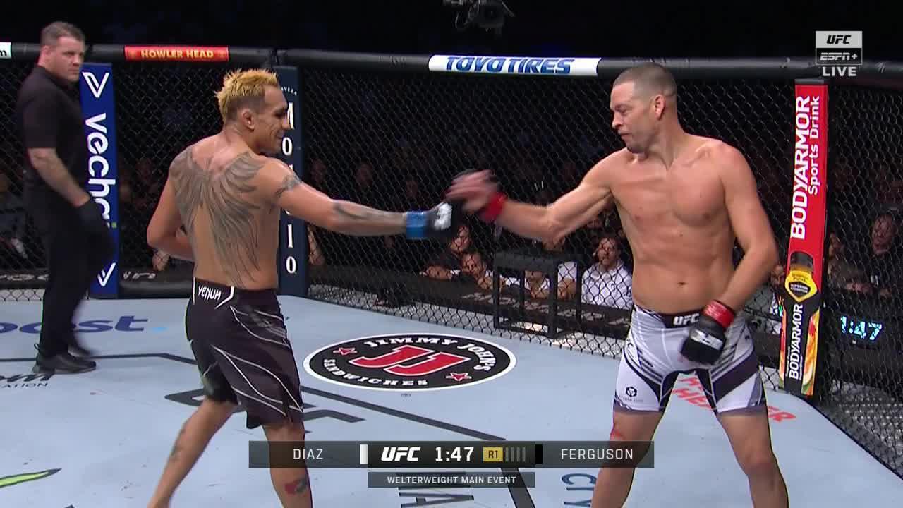 ESPN MMA on Twitter "FIRST SLAP OF THE FIGHT 👀 UFC279 https//t.co/QgxszmB413" / Twitter