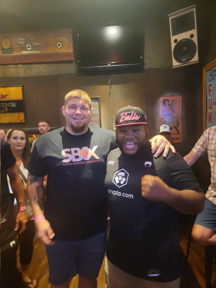 Mike (@sbxmikefrancis) on Twitter photo This is what you love to see! Two warriors, <a href="/Jakecollier88/">Jake Collier</a> and <a href="/Beastboy61/">Chris “Beastboy aka Huggybear” Barnett</a>, who put it all out there for the <a href="/UFC/">UFC</a> fight fans, come together after the fight.
#UFC279 #ThePrototype #SmithPit #MMA #ImYourHuckleberry This is what you love to see! Two warriors, <a href="/Jakecollier88/">Jake Collier</a> and <a href="/Beastboy61/">Chris “Beastboy aka Huggybear” Barnett</a>, who put it all out there for the <a href="/UFC/">UFC</a> fight fans, come together after the fight.
#UFC279 #ThePrototype #SmithPit #MMA #ImYourHuckleberry