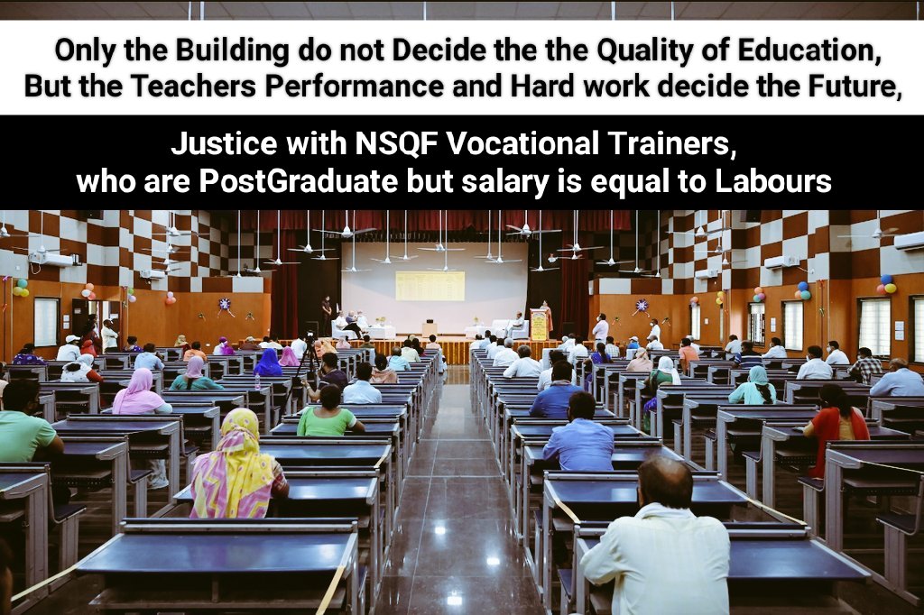 Kumar4636's tweet photo. @DelhiGovtSchool @msisodia @ArvindKejriwal "Buildings" Do not Decide the #Future
it's the Hard work of the #Students and #Teachers who Decide

Justice with #NSQF #Vocational #Trainers who are giving skill education &amp; surviving in #DelhiGovtSchools

@gupta_iitdelhi
@Dir_Education
@cbseindia29 @LtGovDelhi @RamvirBidhuri https://t.co/GeIx20FOo8