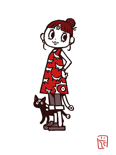 「china dress sleeveless」 illustration images(Latest)｜5pages