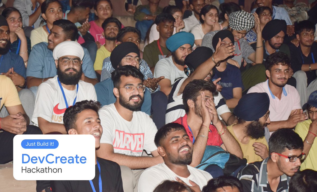 GDGJalandhar's tweet image. Hola Devs 👋

Thank you everyone for participating in the #DevCreate #Hackathon and making it a huge one 🔥

Can&apos;t wait to host you all again in the #DevFestJalandhar ✨

🔗 More info:
devfest.gdgjalandhar.com