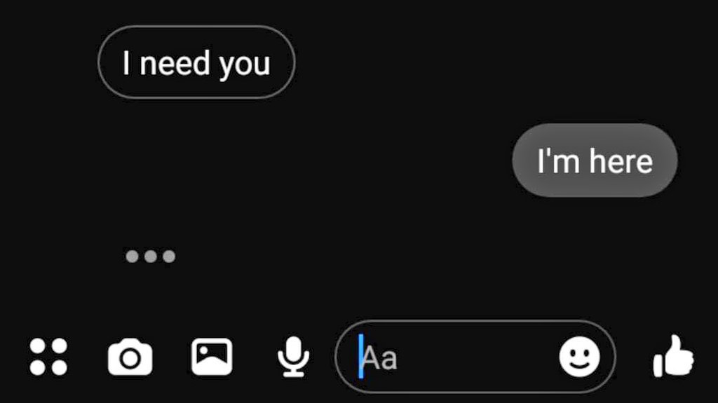 I will always be this type of person.