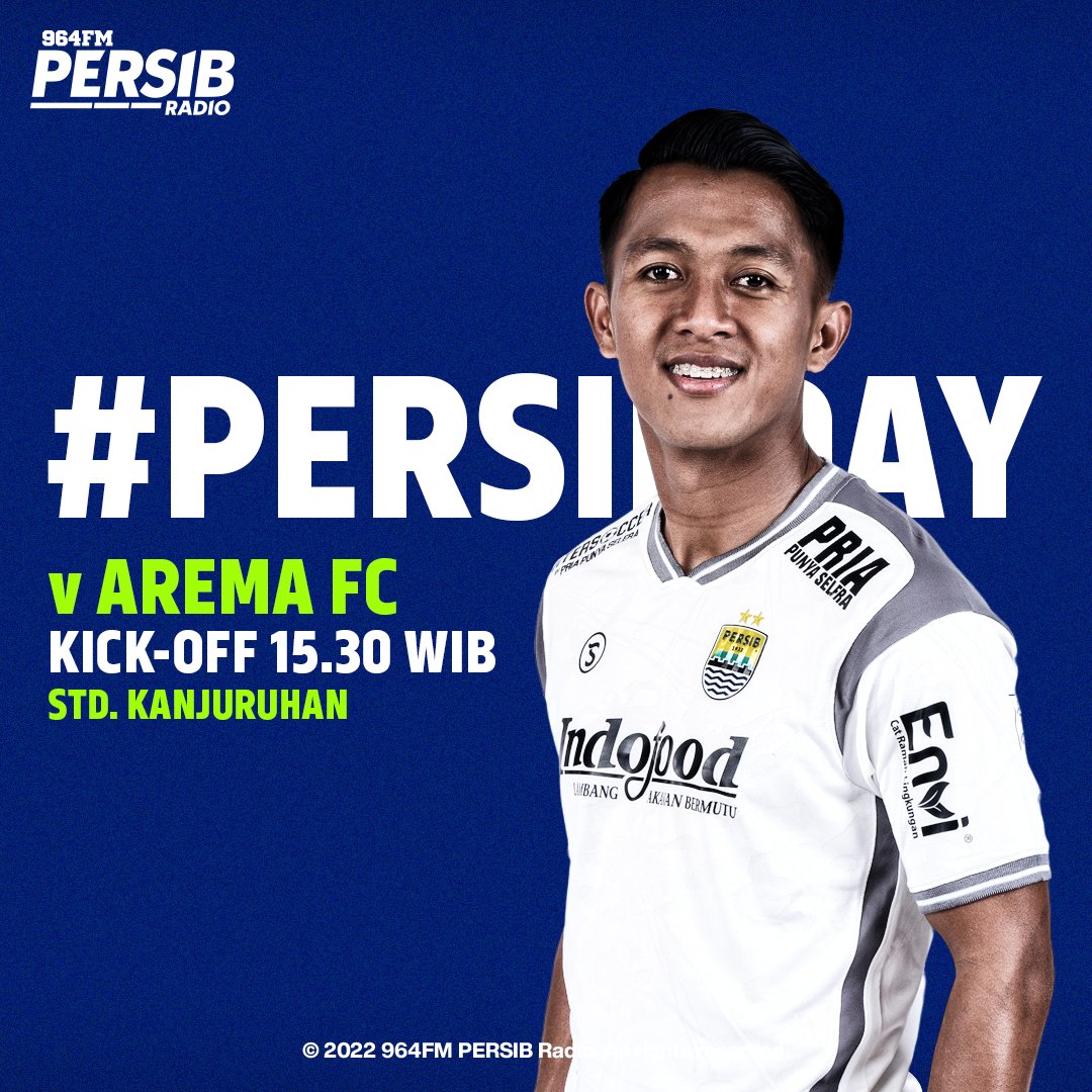 PERSIB🐯 (BiruBarat) vs Arema🦁 (BiruTimur)
Kehadiran jajaran pelatih baru semoga bisa bawa <a href="/persib/">PERSIB</a> kembali ke atas klasemen, tmpt dmn seharusnya ia berada.
Doa dan dukungan tak pernah berhenti dari keluarga jg pemain ke-12. 
Urg doakeun sasarengan #3poin 😇

#964FM #PERSIBradio