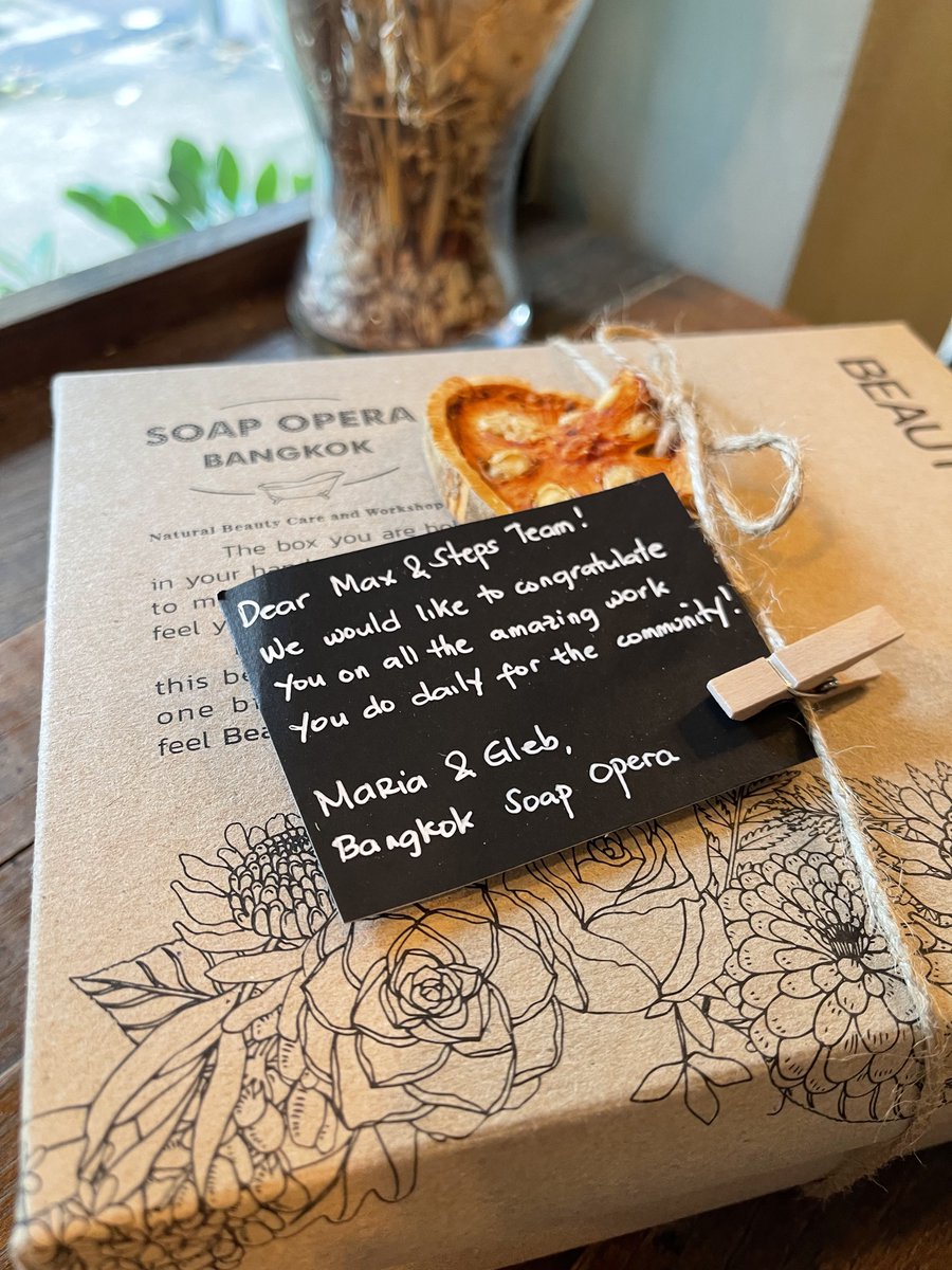 What a lovely belated birthday gift from Bangkok Soap Opera to celebrate #6YearsOfSteps. 🎉 

We are very much grateful and thank you for your ongoing support. It truly means a lot to us!

#StepsBangkok #InclusiveEducation #inclusiveEmployment #inclusion