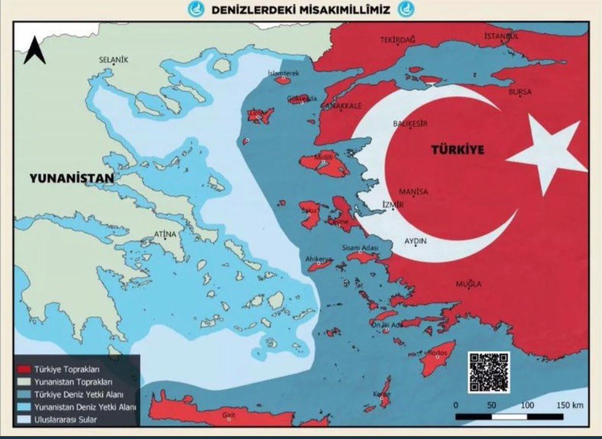 ozer44's tweet photo. Misali Milli sinirlarimiz https://t.co/N9zOHXSCmP