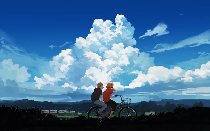 夏っぽい過去絵 