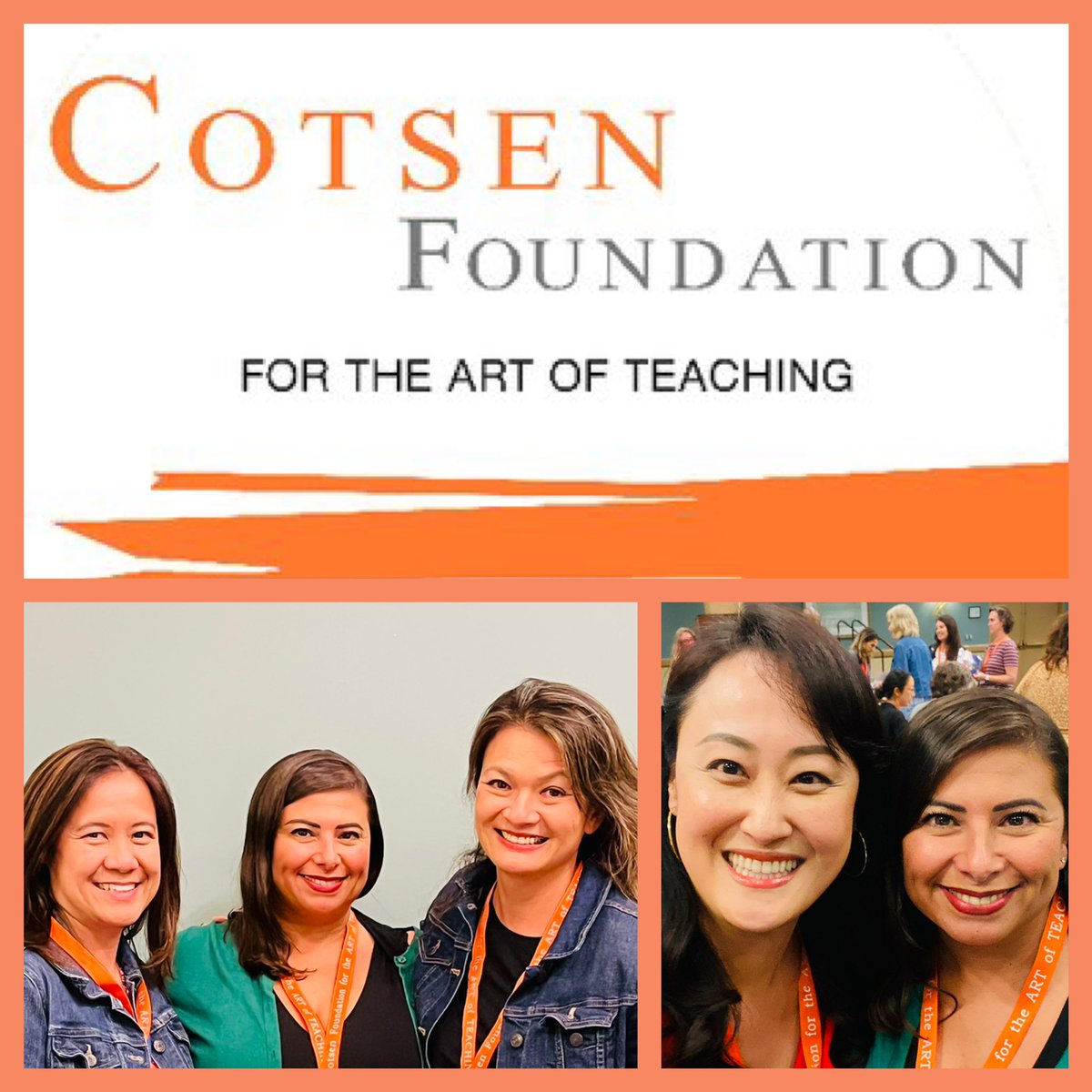 From coworkers to friends and forever part of the @CotsenAoT family. @cindyyuribak @Chessinger5 @MsTracyDo I appreciate you. #CotsenConnect