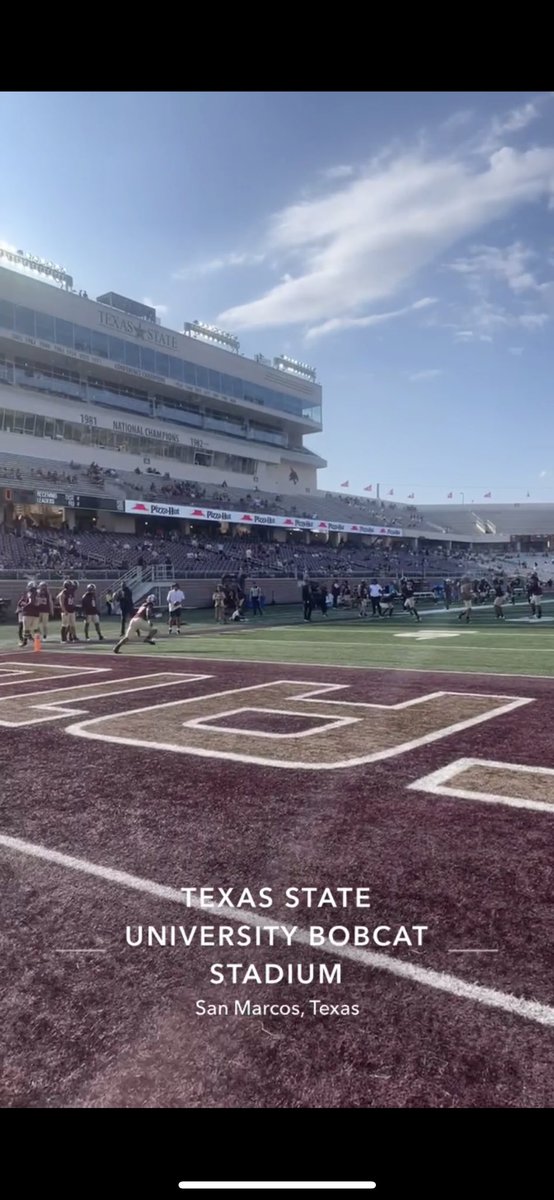 Had a great experience tonight in San Marcos watching <a href="/TXSTATEFOOTBALL/">Texas State Football</a> home opener!! Thank you <a href="/dru_sawyer/">dru sawyer</a> for an awesome experience, hope to be back soon! <a href="/JakeSpavital/">Jake Spavital</a> <a href="/ZSpavital/">Zac Spavital</a> <a href="/CoachMims_/">Tevin Mims</a>