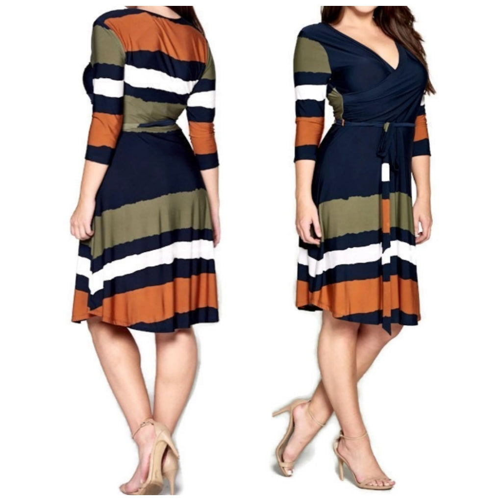 buzztify's tweet photo. RT @KerenaNicole: Tua Olive Orange Stripe Navy 3/4 Sleeve Faux Wrap Dress https://t.co/aAvkP3S53Z #onlineshopping #womenfashion #maxidresses #KerenaNicoleLLC #blackownedbusiness #womenshistorymonth #handmadeearrings #explore #earrings #melaninfashion #D… https://t.co/V7PWkYzQVx
