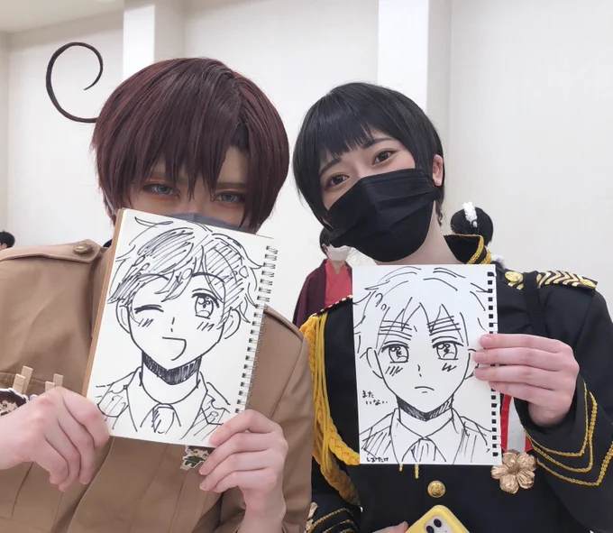 レイヤーさんに旦那を描いた 