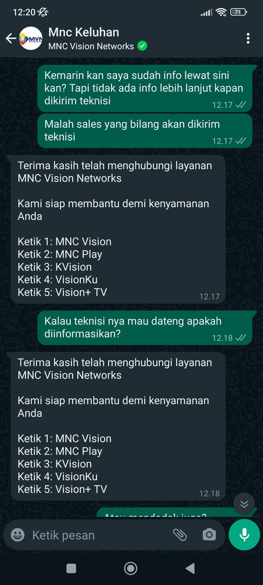sendyzw's tweet photo. @MNCPlayID belum selesai tanya udah diputus chatnya? Begini ya costumer care itu? https://t.co/ge5KZE1abn