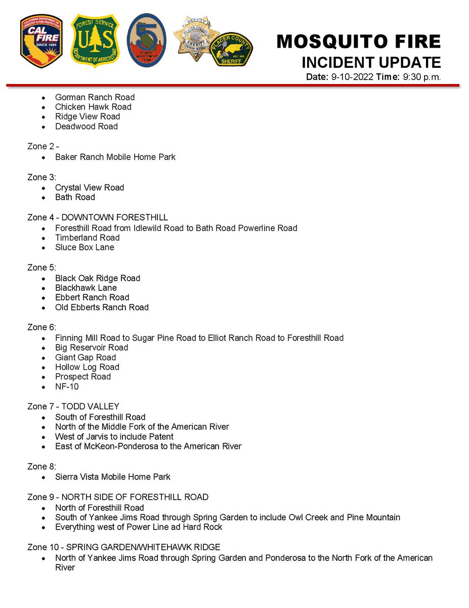 #MosquitoFire Incident Update: 37,326 acres, 0% containment, and approximately 5,848 structures are threatened.