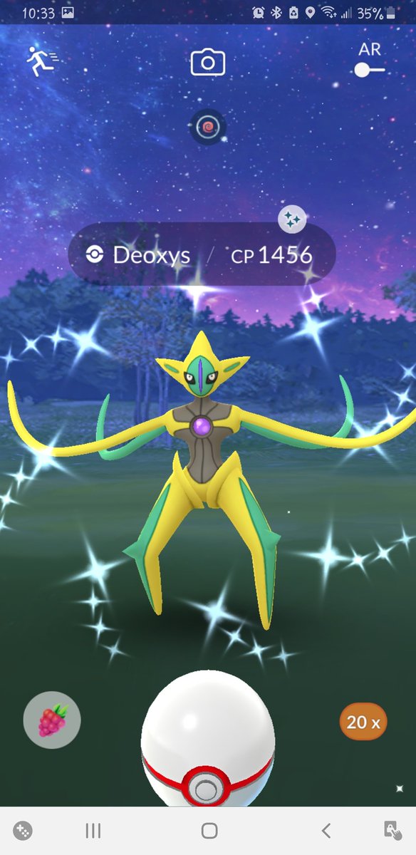 disneygirl_29's tweet photo. SHINY Deoxys FINALLY #PokemonGO #shinypokemon #shinycheck #armode @JT_Valor #teamvalor https://t.co/1ihr5WgsE2