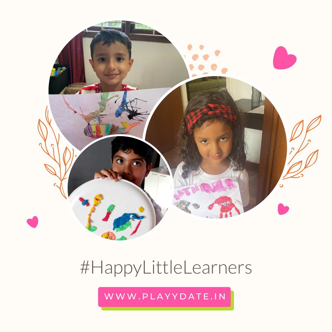 Playydate_'s tweet photo. Happiness is seeing our little learners enjoying our @Playydate_ classes! Are you all set for the upcoming week? We have some fun learning classes lined up for your kiddos. Stay tuned for more. https://t.co/7i5Uw45cbR
