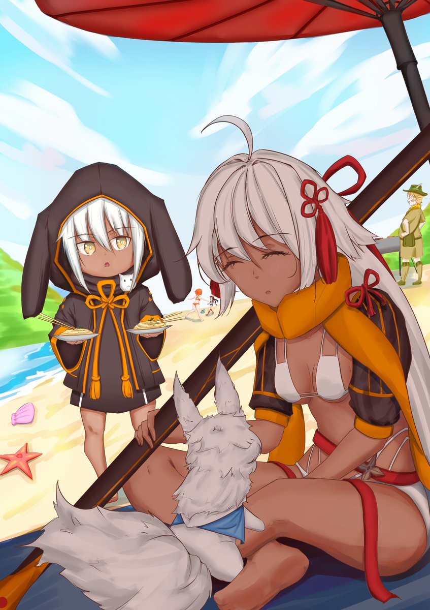 LaimABlue's tweet photo. おい、起きろ
#FGO #OkitaSouji https://t.co/m6kHclBV2T