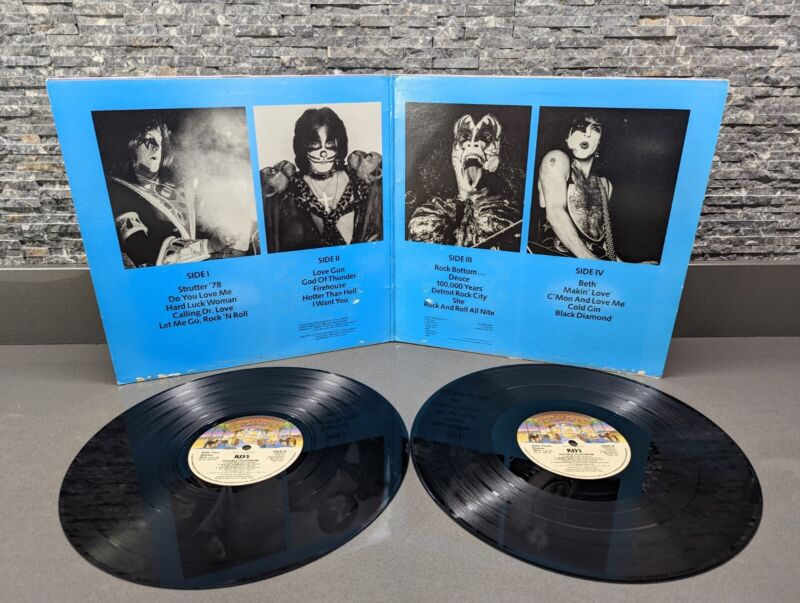 Kiss Collector on Twitter "Double Platinum Vintage Vinyl Album w/ ALTERNATIVE BLUE SLEEVE
