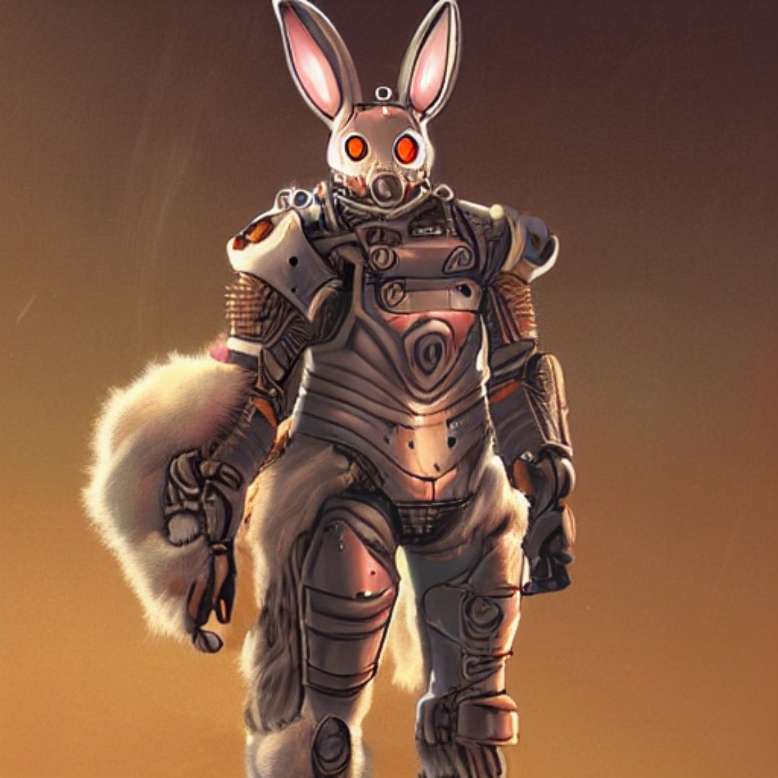 Jaraz_'s tweet photo. Some AI generated cyberpunk bunnies, made with this awesome Krita plugin https://t.co/PkvHBWMud8 having Stable Diffusion built into a drawing app is incredible. What a time to be alive, cant wait to see how this develops further #AIArtwork  #stablediffusion https://t.co/zHWtd9vqq6