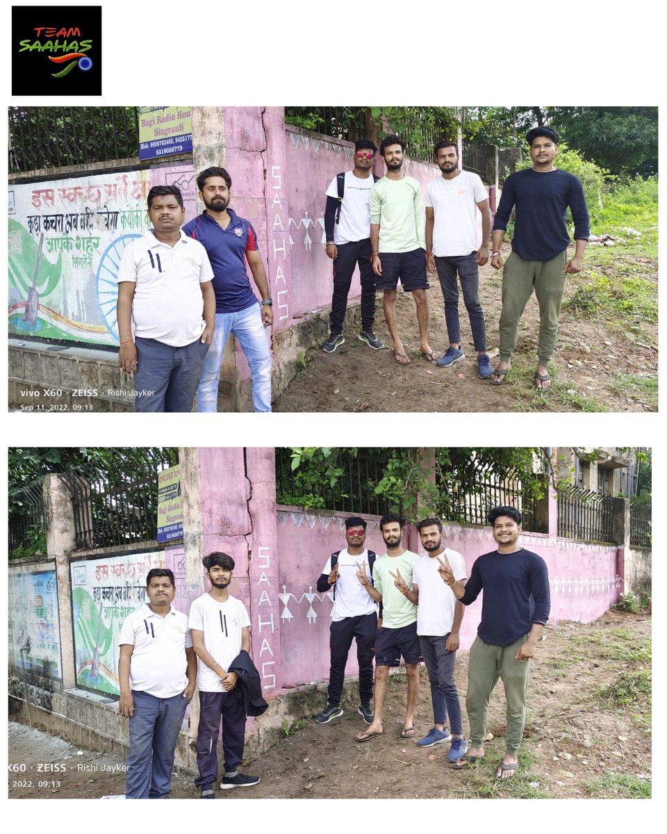 teamsaahs's tweet photo. TASK NO: 80
Today, cleaning and beautification done by #teamSAAHAS near Kendriya Vidyalaya School at Ward No.5 Singrauli. 
All of you are requested to kindly keep your area clean, green and garbage free. 
@SingrauliSwachh @SwachSurvekshan @urbansbm @CommissionerUAD @CollectorSGL https://t.co/BIk1ahb2ht