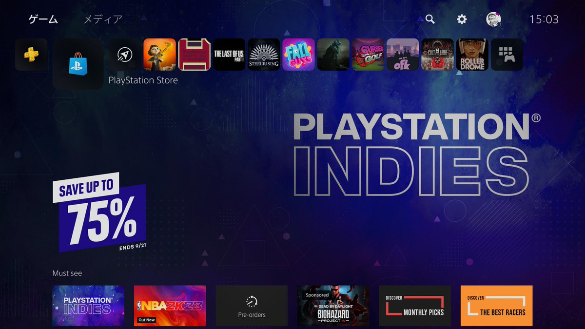 RT @yosp: PlayStation Indies sale going on strong on PlayStation store :D #PS5Share https://t.co/EwgqAHsaha