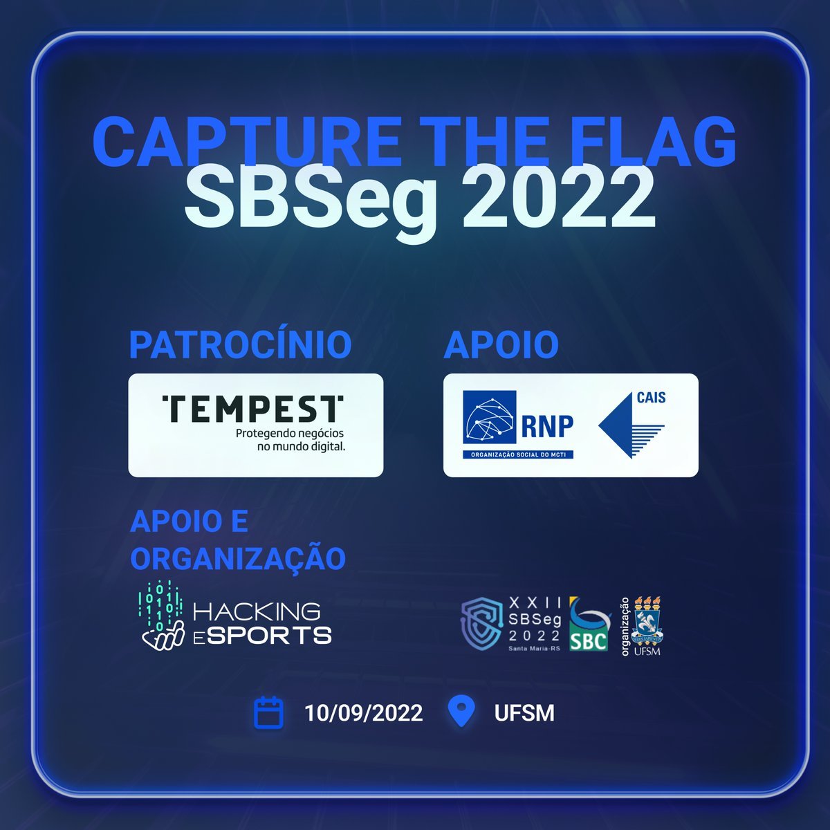 euriconicacio's tweet photo. Yesterday, I had the honor of collaborating with @HackingEsports and developing 2 boxes for the SBSeg (Brazilian Symposium on Info Sec and Comp Sys) CTF, held by @sbseg_sbc. IT WAS AWESOME! Thanks, SBSeg folks, and congrats for the 1st place, @FrancoaTaffarel! HACK THE PLANET! 🏴 https://t.co/qW55eq7a5M