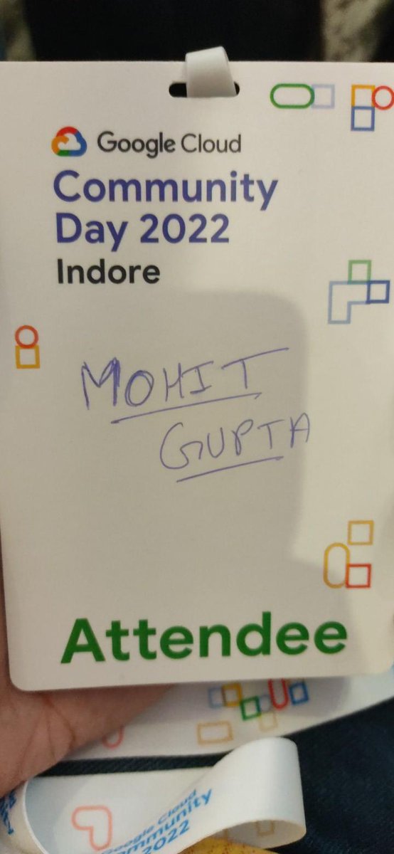 Mohit_Gupta121's tweet photo. Attended Google Cloud Community Day Indore 2022
It was a wonderful day with lots of #learning #networking and fun ๐.
Got #rank 5th in Quiz ๐
during fun activity.
#kudos to @gdgcloudindore for organizing such a good event.
#ccdindore #ccd2k22 #gdgcloudindore #ccd2k22indore https://t.co/OTQ8iAo32V