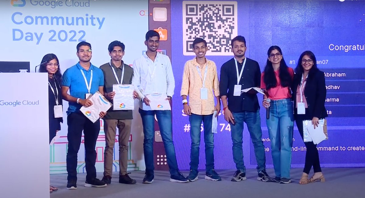 Mohit_Gupta121's tweet photo. Attended Google Cloud Community Day Indore 2022
It was a wonderful day with lots of #learning #networking and fun ๐.
Got #rank 5th in Quiz ๐
during fun activity.
#kudos to @gdgcloudindore for organizing such a good event.
#ccdindore #ccd2k22 #gdgcloudindore #ccd2k22indore https://t.co/OTQ8iAo32V