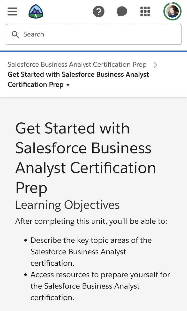 sarahkllhr's tweet photo. I'm using things I learned through the Strategy Designer cert almost every day. Business Analyst is next in my sights and I have a feeling this one'll be just as useful ✨ #TrailblazerCommunity #salesforcecertified #MyGoalsforDF22 https://t.co/HUXVyUxiHl
