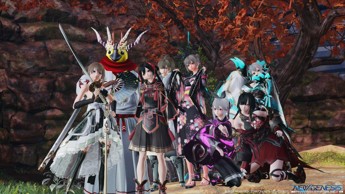 XANA_ship1_PSO2's tweet image. みなさんこんにちは😇
マスターのハワイ人(@jc20721086_sip1)ですぞ☀️

秋のシーズンイベントが始まったので紅葉に合わせて和装でSS撮ってみましたぞ✨
#PSO2NGS 
#XANAメン
#メンテの日じゃないけどssを貼る